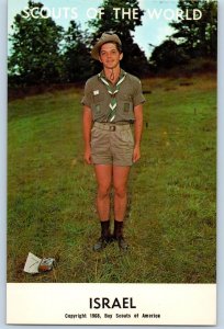 c1968's Israel Scouts Of The World Boy Scouts Of America Youth Vintage Postcard