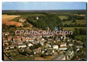 Postcard Modern Champagne Sarthe General Aerial view