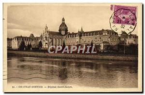 Postcard Old Chateau Gontier Hopital Saint Julien