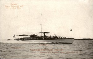 Boston Massachusetts Cactus II Power Boat Show c1900-20s Vintage Postcard