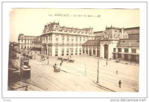 Trolleys, La Gare Du Midi, Bordeaux (Gironde), France, 1900-1910s