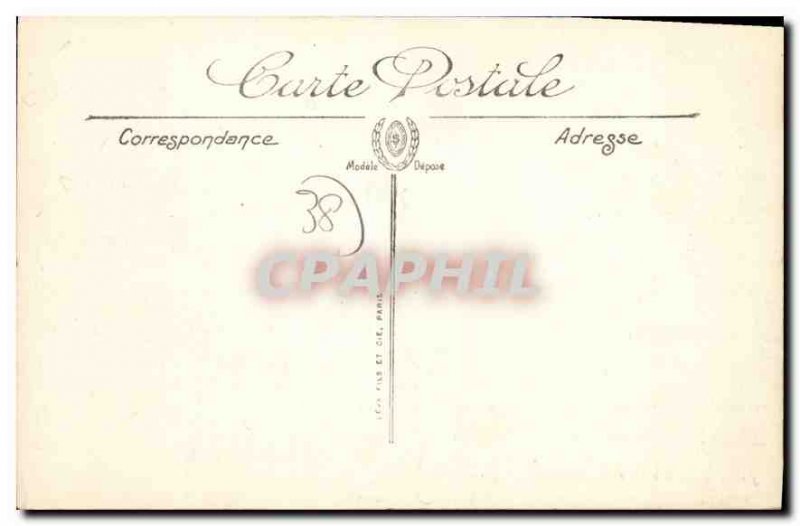 Old Postcard Grenoble Gare