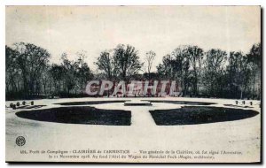 Postcard Old Forest of Compiegne Armistice Glade general view of the Glade or...