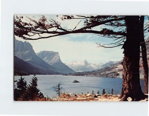 Postcard St. Mary Lake Glacier National Park Montana USA