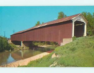 Unused Pre-1980 COVERED BRIDGE Rockville Indiana IN t7711@
