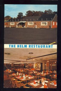 Warwick, Rhode Island/RI Postcard, The Helm Restaurant, Route 2, 1960's?