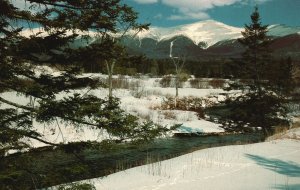 Postcard One Of The Many Rivers Presidential Range White Mountains New Hampshire