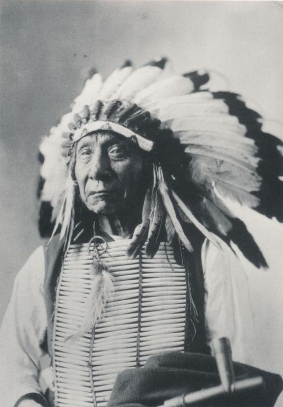 Red Cloud - Ogala Sioux - Indian circa 1905 Western USA - Recent Print