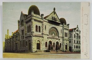 Philadelphia Pa Baptist Temple Broad & Berks Sts 1908 West Chester Postcard S7