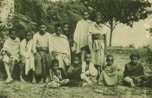 Timor-Leste, Group of Native People (1910s) Postcard