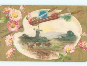 Divided-Back GREAT SCENE Greeting Postcard AA7082