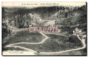 Old Postcard Route Des Alpes Col d & # 39Izoard