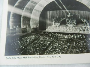 Vintage Postcard U.S.A. Radio City Music Hall Rockfeller Center New York City 