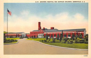 Shriners Hospital Crippled Children Greenville, South Carolina  