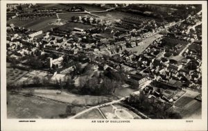 Biggleswade England ENG AerialView Aerofilms 26457 Real Photo Vintage Postcard