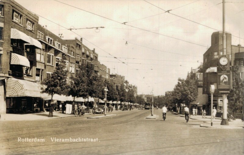 Netherlands Rotterdam Vierambachtsstraat Street View RPPC 06.04