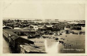 mexico, TAMPICO, Inundación, Floods (1930s) RPPC