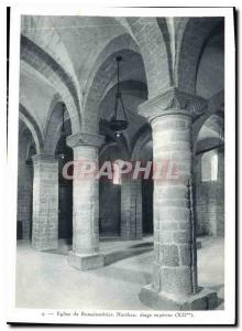 Modern Postcard Church Narthex of Romainmotier floor superier