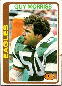1978 Topps Football Card Guy Morris Philadelphia Eagles sk7235