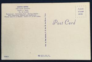 Postcard Unused Austin Motel Austin TX LB