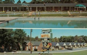 SPROUSE'S CORNER , Virginia, 1950-60s ; Motel , Swimming Pool