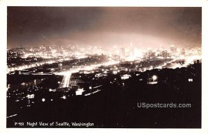 Night View - Seattle, Washington WA  