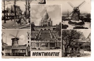 Real Photo, Merveilles, Paris, France, Used 1958, Windmills