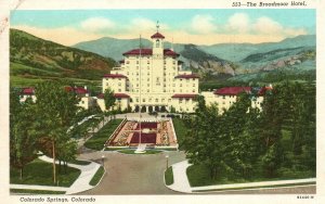 Vintage Postcard 1948 The Broadmoor Hotel Colorado Springs Colorado CO