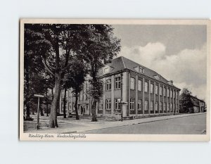 Postcard Hindenburgschule, Nienburg, Germany