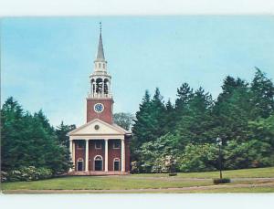 Unused Pre-1980 CHURCH SCENE Wallingford Connecticut CT p3445