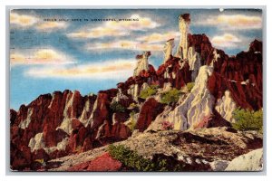 Vintage 1940s Postcard Hells Half Acre in Wonderful Wyoming