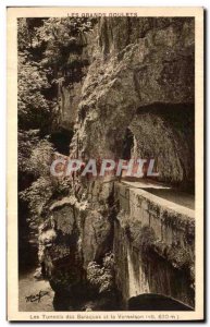 Old Postcard The tunnels barracks and Vernaison