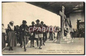 Old Postcard Jeanne d & # 39Arc Compiegne Holidays Grand heroic drama in 5 ac...