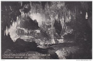 VIRGINIA, 1900-1910's; Skeleton Gorge, Caverns of Luray