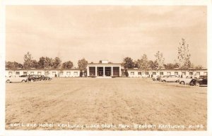 Lake State Park Kentucky Ken Lake Hotel Real Photo Vintage Postcard AA21237