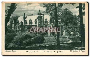 Old Postcard Beauvais The Courthouse
