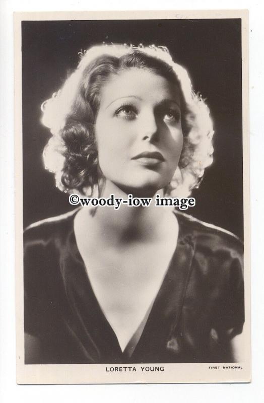 b4833 - Film Actress - Loretta Young, Picturegoer postcard No.395c