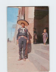 Postcard El Charro Cowboy In Old Mexico