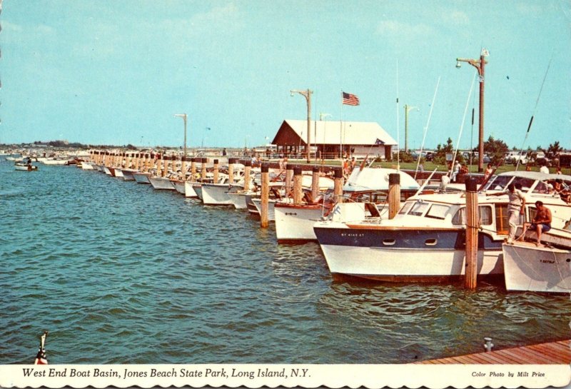 New York Long Island Jones Beach State Park West End Boat Basin