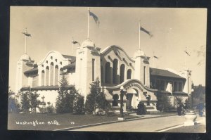 RPPC PANAMA PACIFIC INTERNATIONAL EXPOSITION WASHINGTON BLDG PHOTO POSTCARD