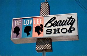 Advertising Plexiglass Signs Be Lov Lee Beauty Shop