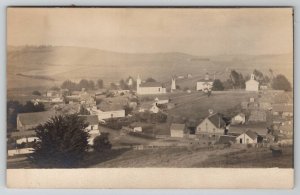 Bodega CA California RPPC Aerial View Sanoma County c1907 Photo Postcard F26