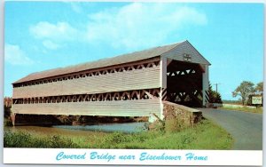 Covered Bridge near Eisenhower Home - Greetings From Gettysburg, Pennsylvania