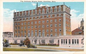 Hamilton Ohio Anthony Wayne Hotel Vintage Postcard AA9430