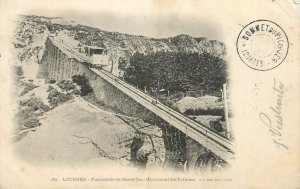 B588 France Lourdes funicular train 1900s