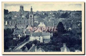 Old Postcard General view Quimperle