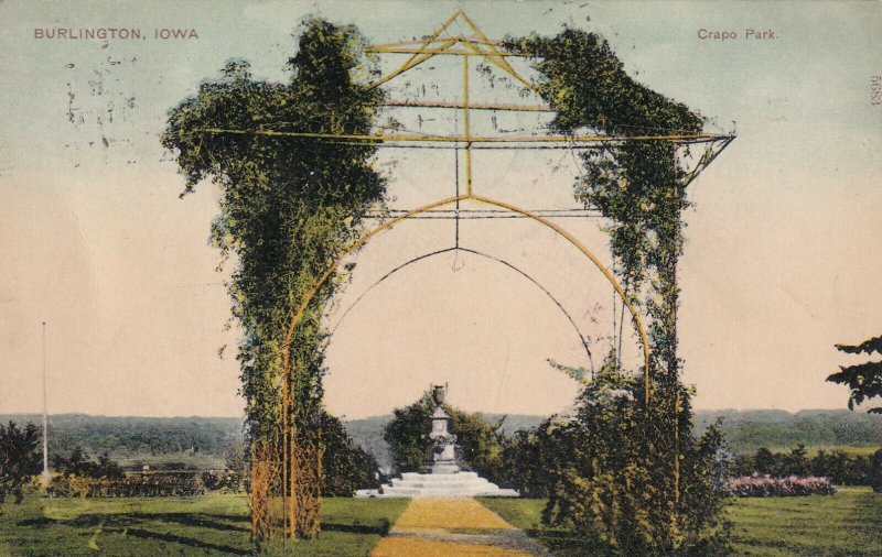 BURLINGTON, Iowa, PU-1907; Crapo Park