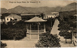 PC CPA CAPE VERDE / PORTUGAL, PRACA DO SERPA PINTO, Vintage Postcard (b21699)