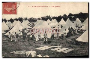 Old Postcard Militaria Camp of Mailly General view