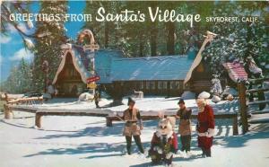 1960s Santa's Village San Bernardino Mountains Skyforest California winter 428